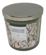Spice Herbal Cedar Candle Under Mistletoe 14 oz Glass Jar Green Sonoma G... - £19.34 GBP