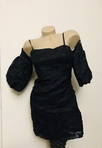 Adelyn Rae Black lace cold shoulder dress NWT NEW small - $347.51 MXN