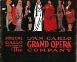 Vtg 1936 Portland Orergon OR Paramount Theater San Carlo Opera Company F... - £30.83 GBP