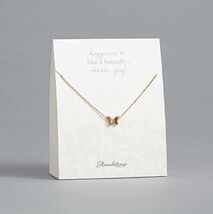 Foundations Inspiration Butterfly Charm Necklace 4057705 Karen Hahn Jewe... - $14.83