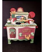 AVON Christmas TEDDY AND FRIENDS Stove Diffuser &amp; Music Box Works Great!... - €31,57 EUR