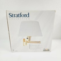 Vintage Dana Stratford Wall Lamp Solid Brass Light Fixture Open Box But New - £37.23 GBP