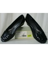 Nurture Blue Leather Slip-On Wedge-Heeled Comfort Shoes for Women, Size ... - €17,72 EUR