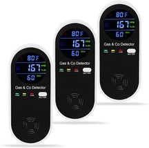 3 Packs Plug In Gas &amp; Carbon Monoxide Detector, 4-In-1 Carbon, Apartment - $109.99