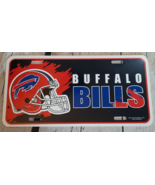 Vtg 90s NFL Buffalo Bills Plastic LICENSE PLATE CAR TAG NEW Rico Industries - $10.09