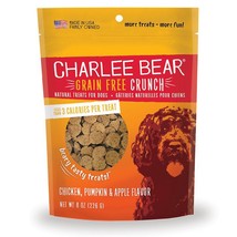 Charlee Bear Dog Crunch Grain Free Chicken And Pumpkin 8oz. - £7.87 GBP