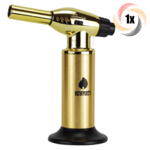 1x Torch Newport Zero Jumbo Series Gold 10" Butane Torch | Adjustable Flame - £40.89 GBP