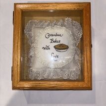 Vintage “Grandma Bakes With Love Pillow” Shadow Box - $21.78