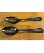 Pair 1933 Chicago World Fair Spoons Administration Hall of Science - $18.69