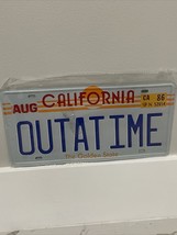 Back to the Future | Delorean | OUTATIME | STAMPED Replica Prop License ... - $34.99