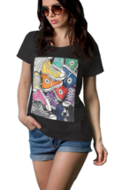 Shoes   Black T-Shirt Tees For Women - £15.65 GBP