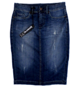 NEW [BlankNYC] Womens Denim Skirt Size 26 (29&quot; waist measured) Blue Dist... - $40.62 CAD
