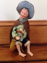 Vintage Japanese Chinese Asian Opera Old Man Fisherman Decorative Figuri... - £63.38 GBP