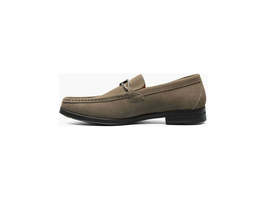 Men's Stacy Adams Palladian Moc Toe Slip On Shoes Fossil Suede 25549-258 image 5