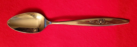 1 Oneidacraft Deluxe  Lasting Rose Stainless Teaspoon 6” Vintage MCM - $5.89