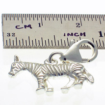 Sterling 925 Solid Silver British Clip On Charm Zebra by Welded Bliss - $18.33