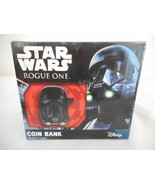 NIB Disney 2016 Star Wars Rogue One Death Trooper Helmet Coin Bank - $12.00