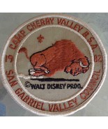Vintage Scout Camp Cherry Valley, 1982 Sew-On/Iron-On Patch – Gently Use... - £4.63 GBP