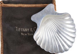 Vintage Tiffany Sterling shell form trinket dish/master salt. - £125.16 GBP
