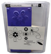 Stampin Up Friendship Blooms 5 Piece Rubber Stamp Kit Unmounted 2006 Floral - £12.59 GBP