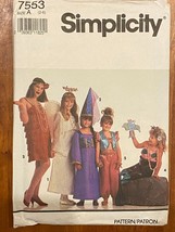 90s Vintage Simplicty 7553 Flapper Angel Princess Harem Girl Mermaid Cos... - $4.92