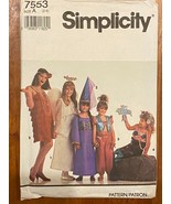 90s Vintage Simplicty 7553 Flapper Angel Princess Harem Girl Mermaid Cos... - $6.69 CAD