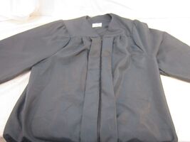 JOSTES BLACK COSPLAY HALLOWEEN GRADUATION GOWN JUDGE ANGEL COSTUME 5&#39;10-6&#39; - $33.11 CAD