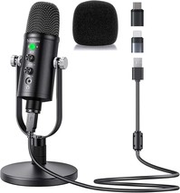 Mercase Usb Microphone, Condenser Microphone For Phone, Mac,Computer,Ps4, Asmr - $51.99