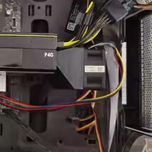 Fits Nvidia Tesla P40 M40 P100 V100 Graphics Card Angle Dual 4cm Heat Si... - $29.99