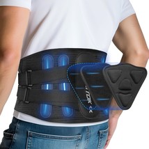 Back Brace for Lower Back Pain Relief with Removable Pad Lumbar Support for Scia - £36.71 GBP