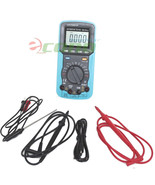 HandHeld Digital Car Automotive Multimeter Volt Amp Ohm Temp Capacitance... - $56.09
