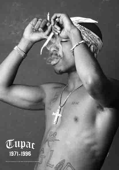 Tupac Shakur Poster Flag 1971-1996 - $17.99