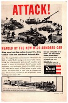 8 1950&#39;s Print Toy Trains Lionel American Flyer Erector Model Revell Military - £23.13 GBP