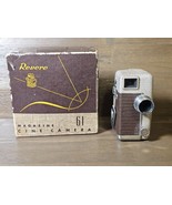 Camera Revere 8 Model B-61 8mm Magazine Cine Movie Vintage IN BOX - $33.88 CAD