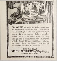 1920 Print Ad Smith Brothers Cough Drops Made in Poughkeepsie,New York - £9.11 GBP