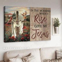 God Cross Cardinal Bird In The Morning When I Rise Give Me Jesus 1 - £12.77 GBP
