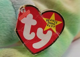 MM) TY Beanie Babies Sammy Stuffed Rainbow Bear June 23, 1998 - $7.91