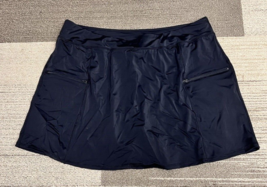 Nwt Swimsuits For All Swim Skirt With BUILT-IN Brief Size 22 W 2 Zipper Pockets - £11.46 GBP
