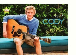 Cody Simpson teen magazine pinup clipping shorts guitar Tiger Beat Findi... - $1.50