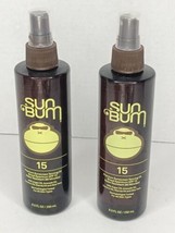 2 Bottles Sun Bum Moisturizing Tanning Oil SPF 15 Each 8.5 oz *READ* - £14.35 GBP