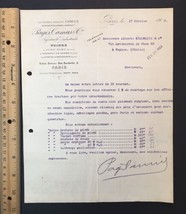 1906 Pages Camus &amp; Cie Letterhead / Letter in French Regards to Chemical... - £12.58 GBP