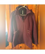 D.E.T.A.I.L.S. INT  Hooded Burgundy Colored Coat size M - $75.39 CAD
