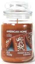 American Home By Yankee Candle 19 Oz Sweet &amp; Salty Caramel 1 Wick Glass ... - £22.11 GBP