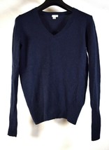 Halogen Sweater 100% Cashmere Navy Blue V-Neck Pullover XS Womens - £36.40 GBP
