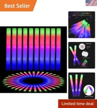42-Piece LED Foam Sticks with 3 Flashing Modes - Perfect for Events &amp; Pa... - $48.00