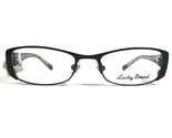 Lucky Brand LIV BLACK Gafas Monturas Rectangular Completo Borde 45-16-125 - £29.69 GBP