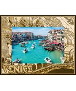 Venice Italy Laser Engraved Wood Picture Frame Landscape (4 x 6)  - $30.99