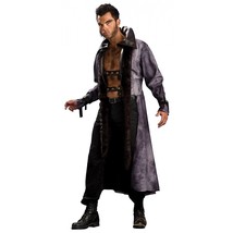 Gothic Trench Coat Adult Vampire Werewolf Costume Halloween Fancy Dress - £20.03 GBP