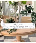 Our Family Wooden Plaque - $29.55
