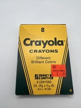 1985 Crayola 8 Crayons Vintage Nostalgic - £9.56 GBP